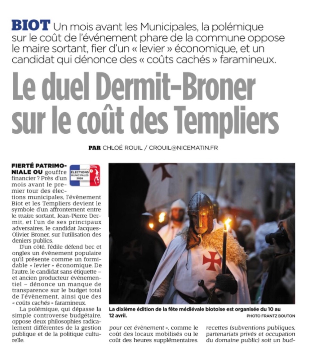 Le vrai coût des Templiers